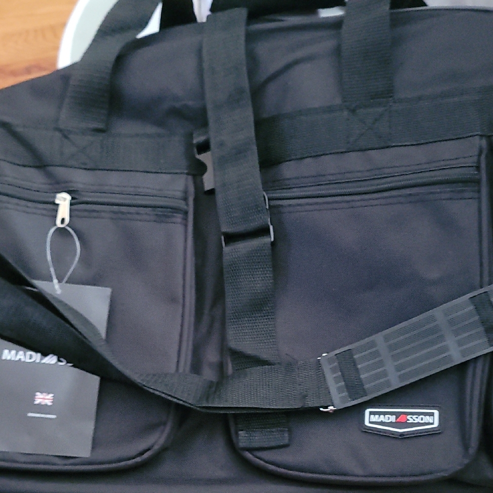 Madison Black Duffel Bag for Men
